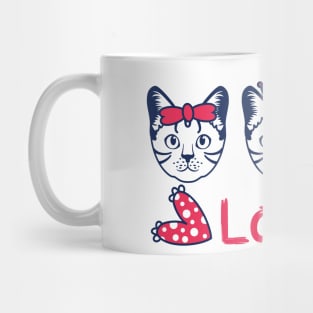 Love Cute Bengal Cat Head Mug